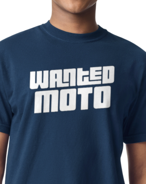 Navy Blue Logo Tee
