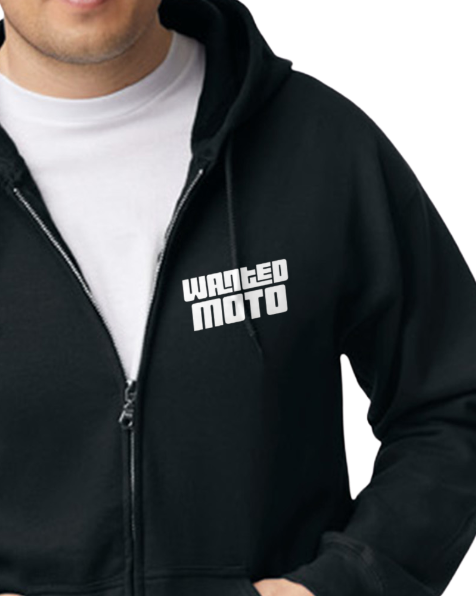 Double Logo Heavyweight Zip-up Hoodie