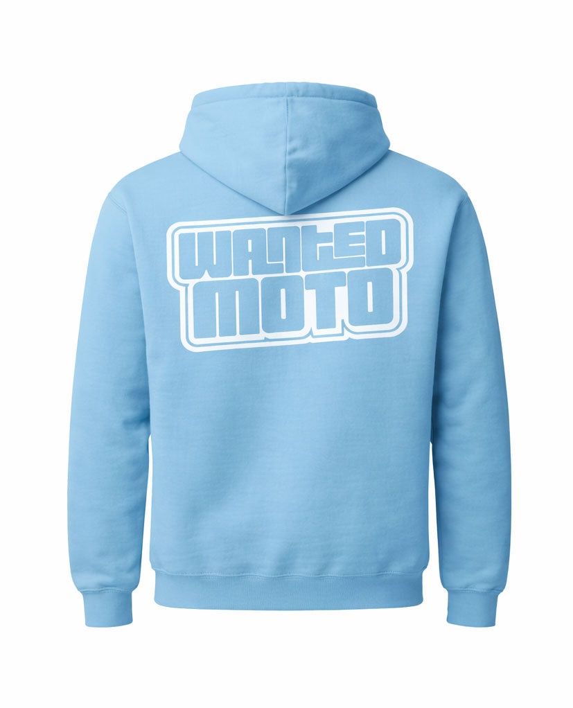 Heavyweight Light Blue Logo Hoodie