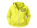 PREORDER High Visibility Zip-Up Logo Hoodie