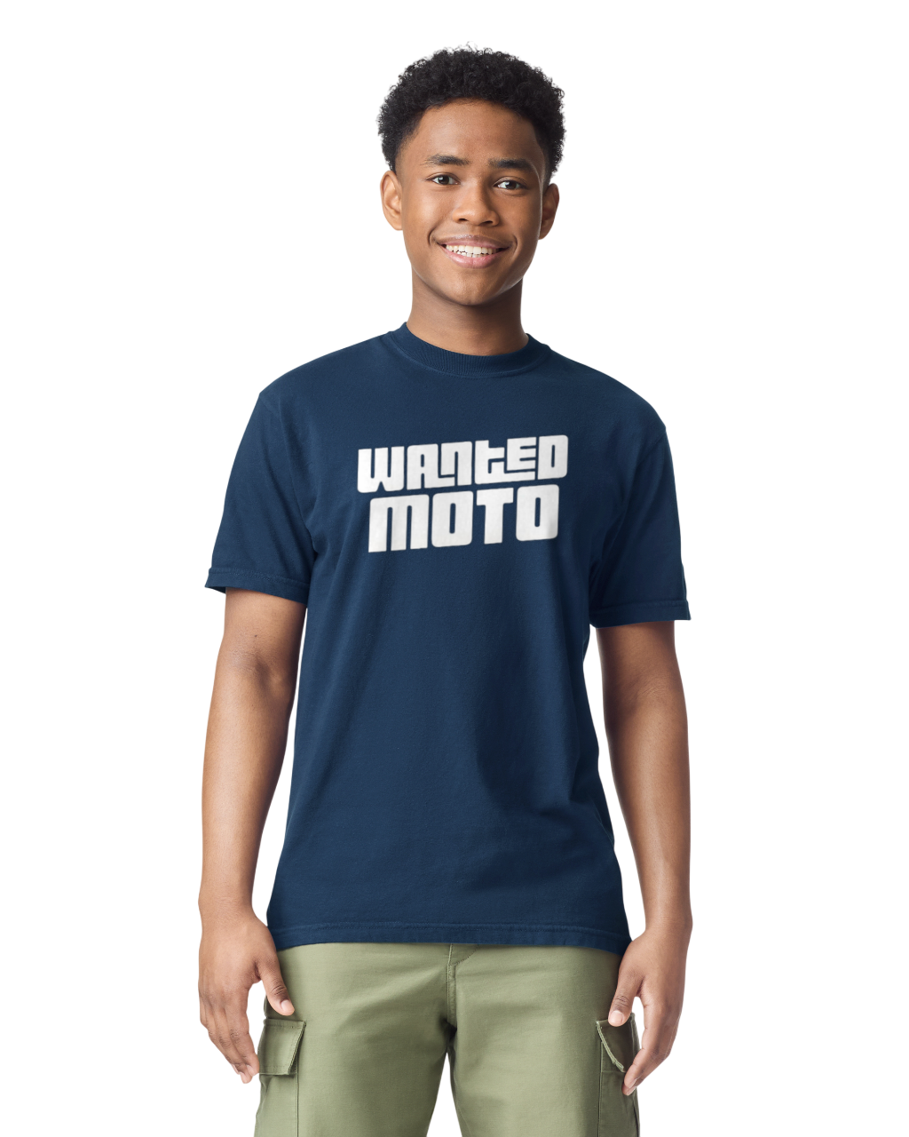 Navy Blue Logo Tee