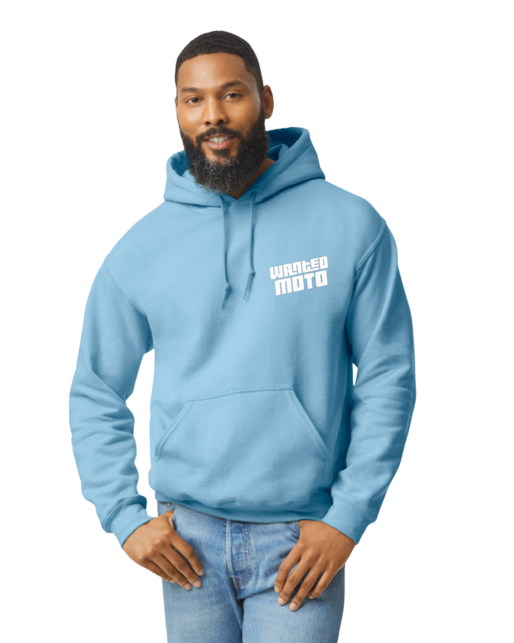 Heavyweight Light Blue Logo Hoodie