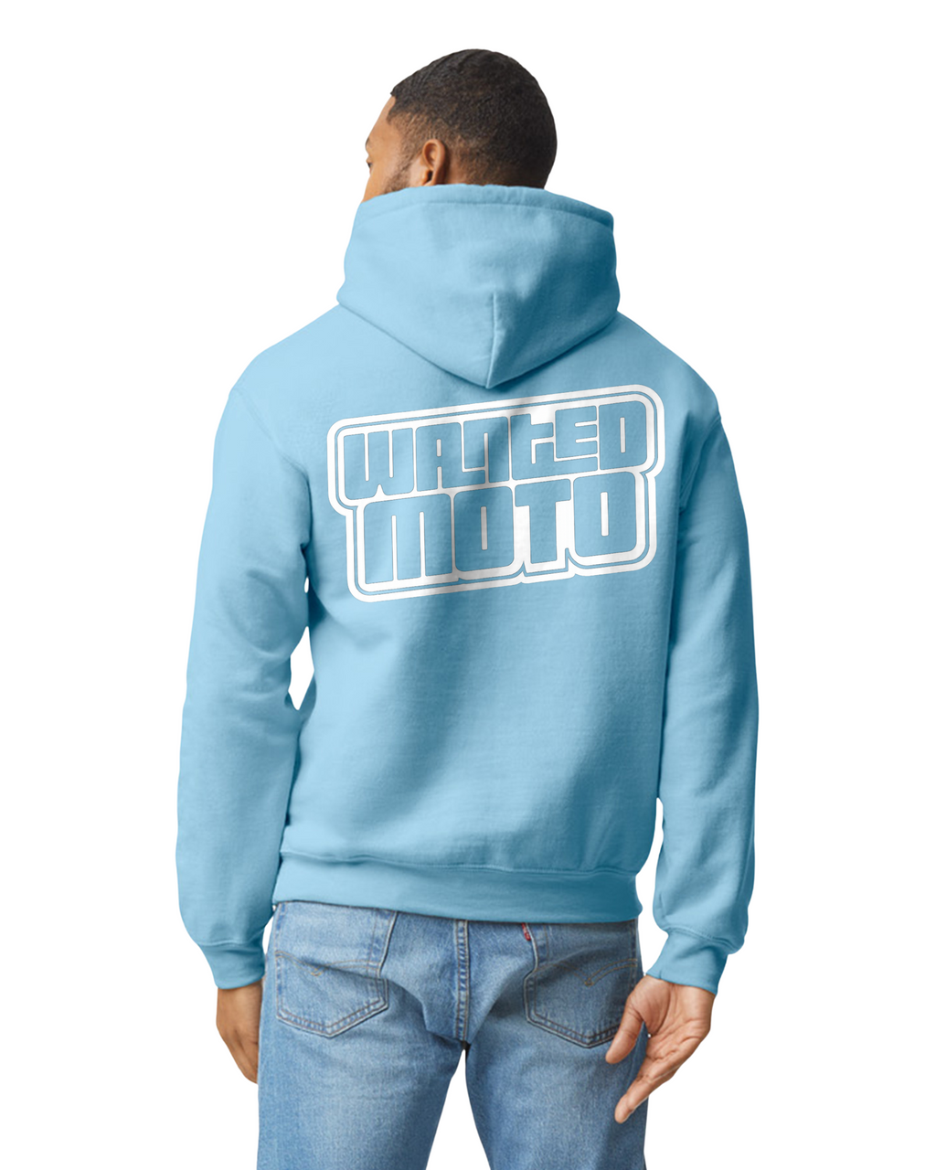 Heavyweight Light Blue Logo Hoodie